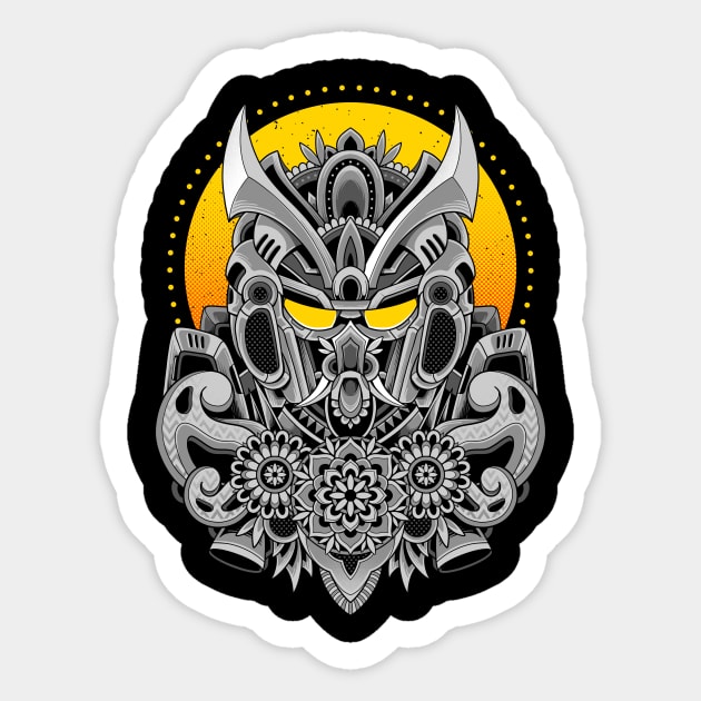 Oni Mecha Sticker by GODZILLARGE